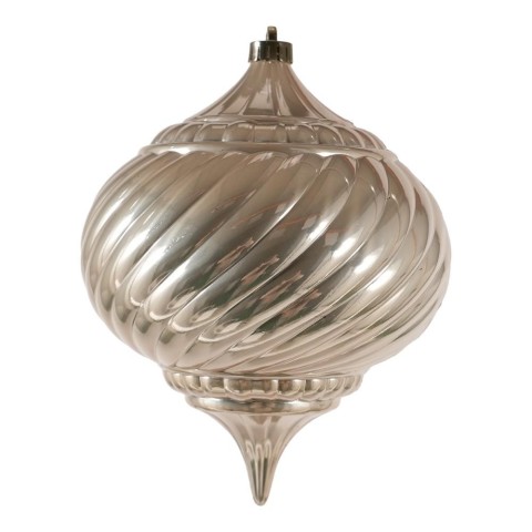 ORNAMENTO PLASTICA MM.200 PLATINO